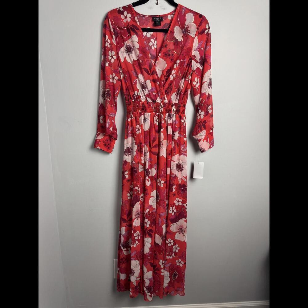 NWT Stunning Floral Maxi Dress by Alexa B - Size 8